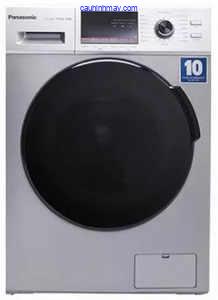 PANASONIC 6 KG FULLY AUTOMATIC FRONT LOADING WASHING MACHINE (NA-106MB2L01, SILVER, INBUILT HEATER)