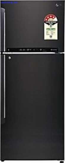 LG 475 L BLACK STEEL, GL-T502FBLN FROST FREE DOUBLE DOOR 4 STAR REFRIGERATOR