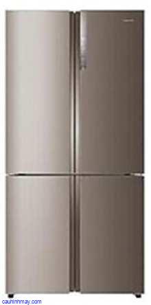 HAIER FROST FREE 712 L SIDE BY SIDE REFRIGERATOR (HRB-738SS, STAINLESS STEEL)