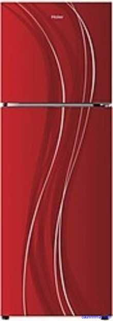 HAIER 258 L RED GLASS, HRF-2783CRG-E FROST FREE DOUBLE DOOR TOP MOUNT 3 STAR REFRIGERATOR