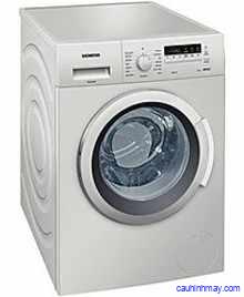 SIEMENS WM 12K 268IN FULLY AUTOMATIC FRONT-LOADING WASHING MACHINE (7 KG, WHITE)