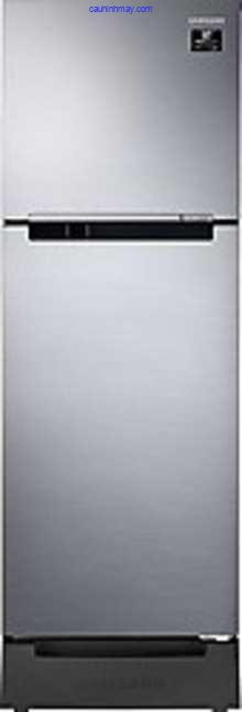SAMSUNG 253 L 3 STAR INVERTER FROST-FREE DOUBLE DOOR REFRIGERATOR (RT28T3123SL/HL, EZ CLEAN STEEL(SILVER), BASE STAND WITH DRAWER)