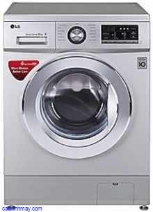 LG 9.0 KG FULLY AUTOMATIC FRONT LOADING WASHING MACHINE (FH4G6VDNL42, LUXURY SILVER)