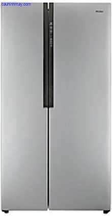 HAIER HRF 618 SS FROST-FREE SIDE-BY-SIDE REFRIGERATOR (565 LTRS, GREY)