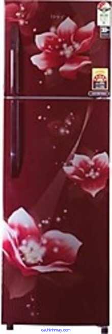 HAIER 278 L FROST FREE DOUBLE DOOR TOP MOUNT 3 STAR REFRIGERATOR (RED MAGNOLIA, HRF-2983CRM-E)