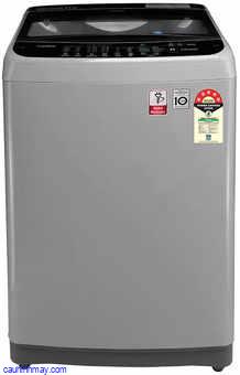 LG 7.0 KG 5 STAR SMART INVERTER FULLY-AUTOMATIC TOP LOADING WASHING MACHINE (T70SJSF1Z, MIDDLE FREE SILVER, TURBODRUM)