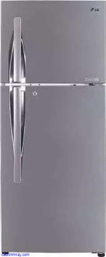 LG 260 L 2 STAR INVERTER FROST-FREE DOUBLE DOOR REFRIGERATOR (GL-S292RPZY, SHINY STEEL)