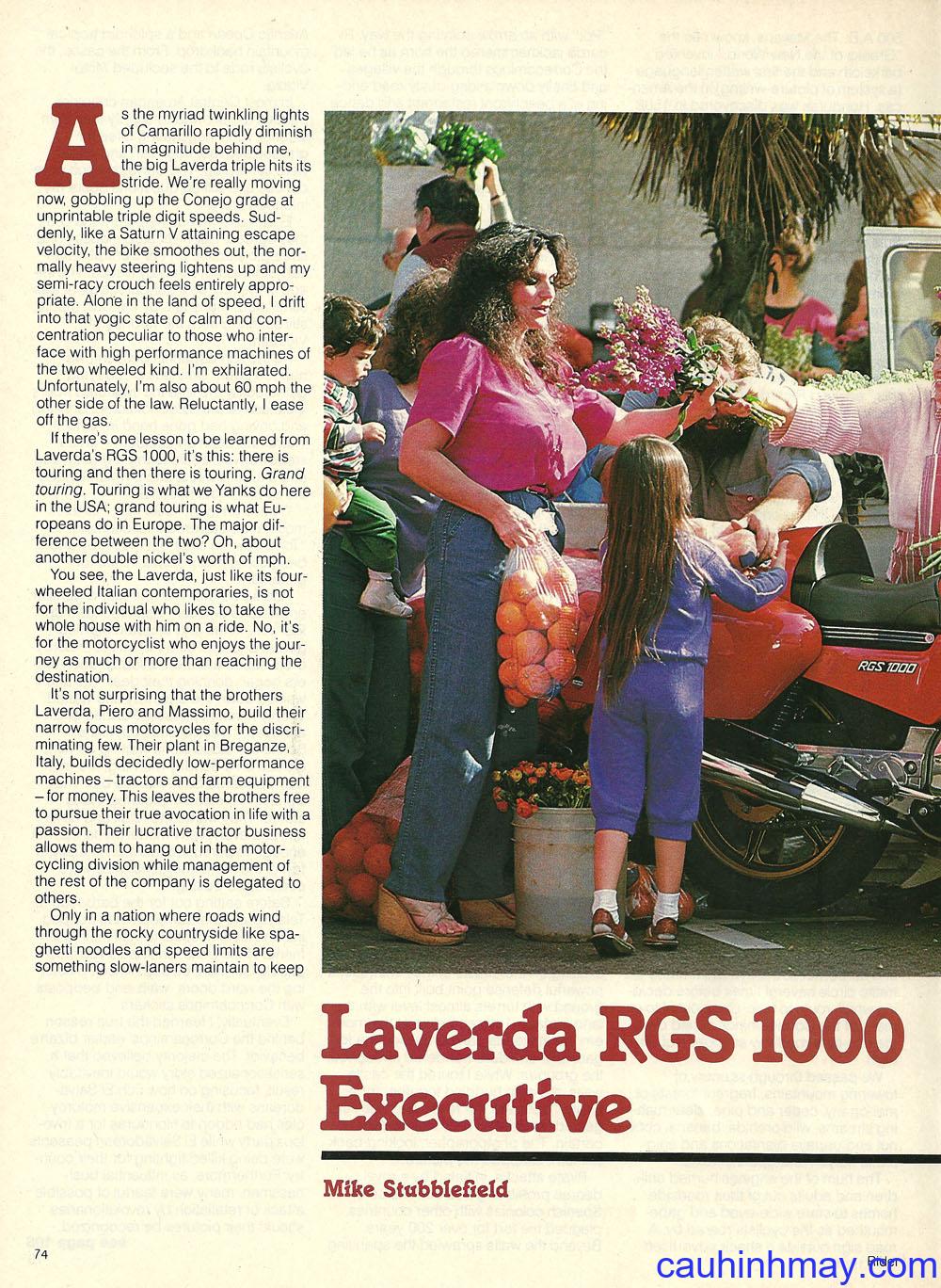 LAVERDA RGS 1000 - cauhinhmay.com