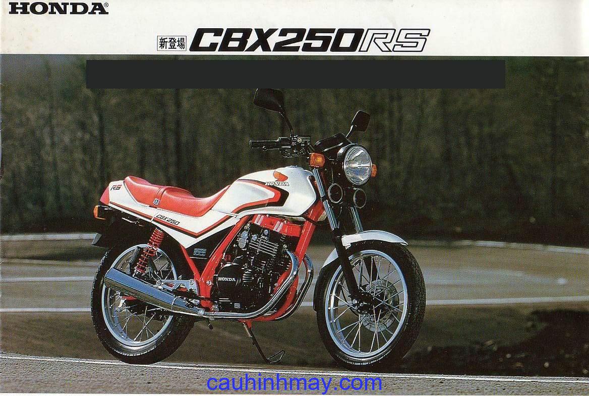 HONDA CBX 250RS - cauhinhmay.com