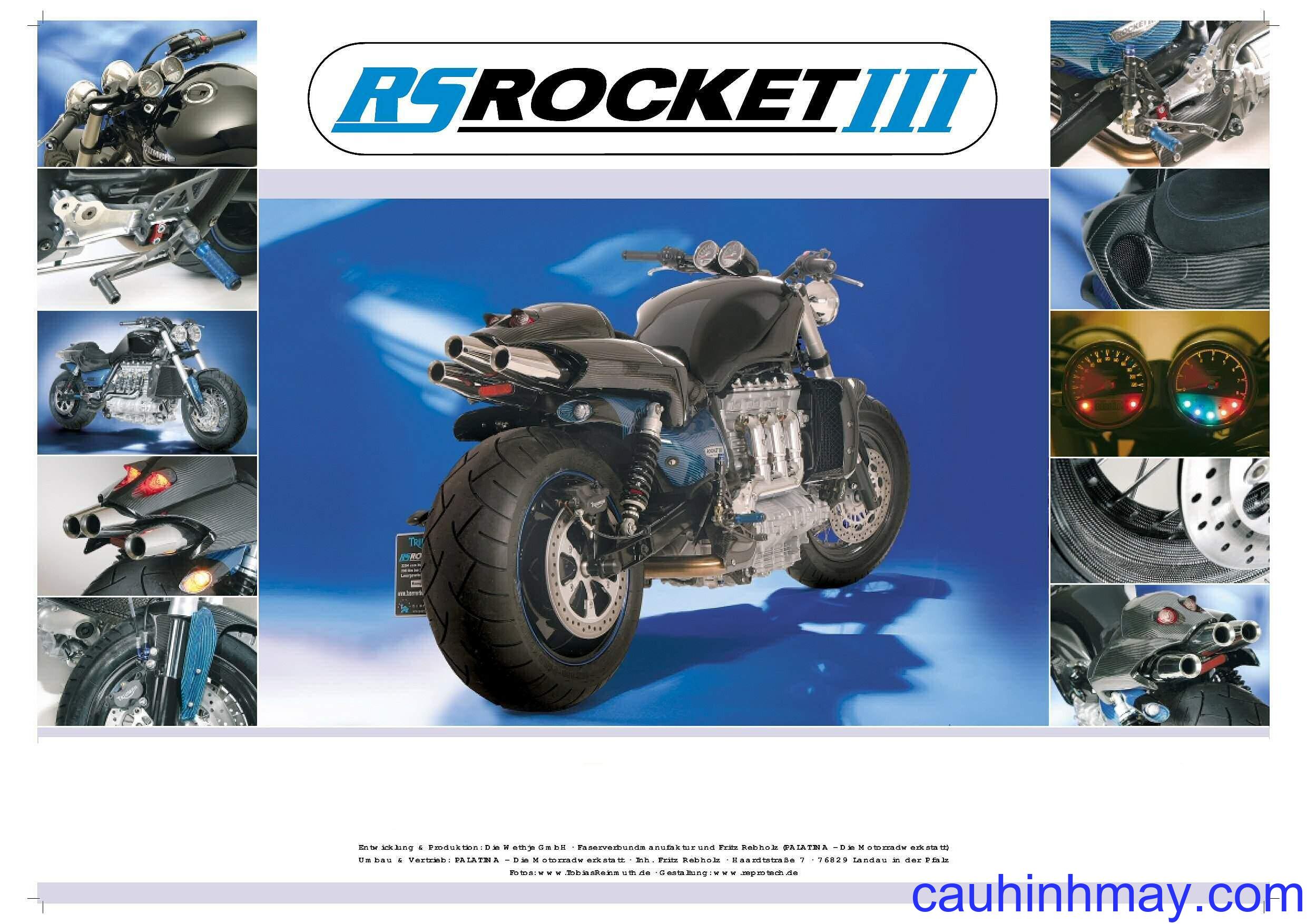 TRIUMPH ROCKET RS III PALATINA BIKE - cauhinhmay.com