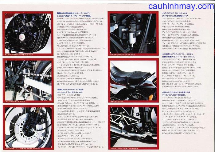 KAWASAKI GPZ 400F-II - cauhinhmay.com