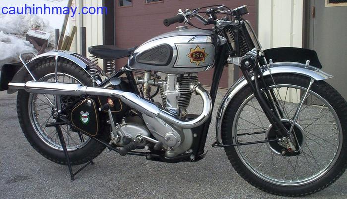 BSA M24 (1938 SPECIFICATIONS) - cauhinhmay.com