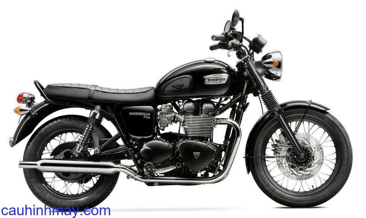 TRIUMPH BONNEVILLE T100 BLACK