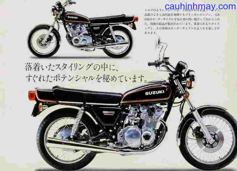SUZUKI GS 550 - cauhinhmay.com