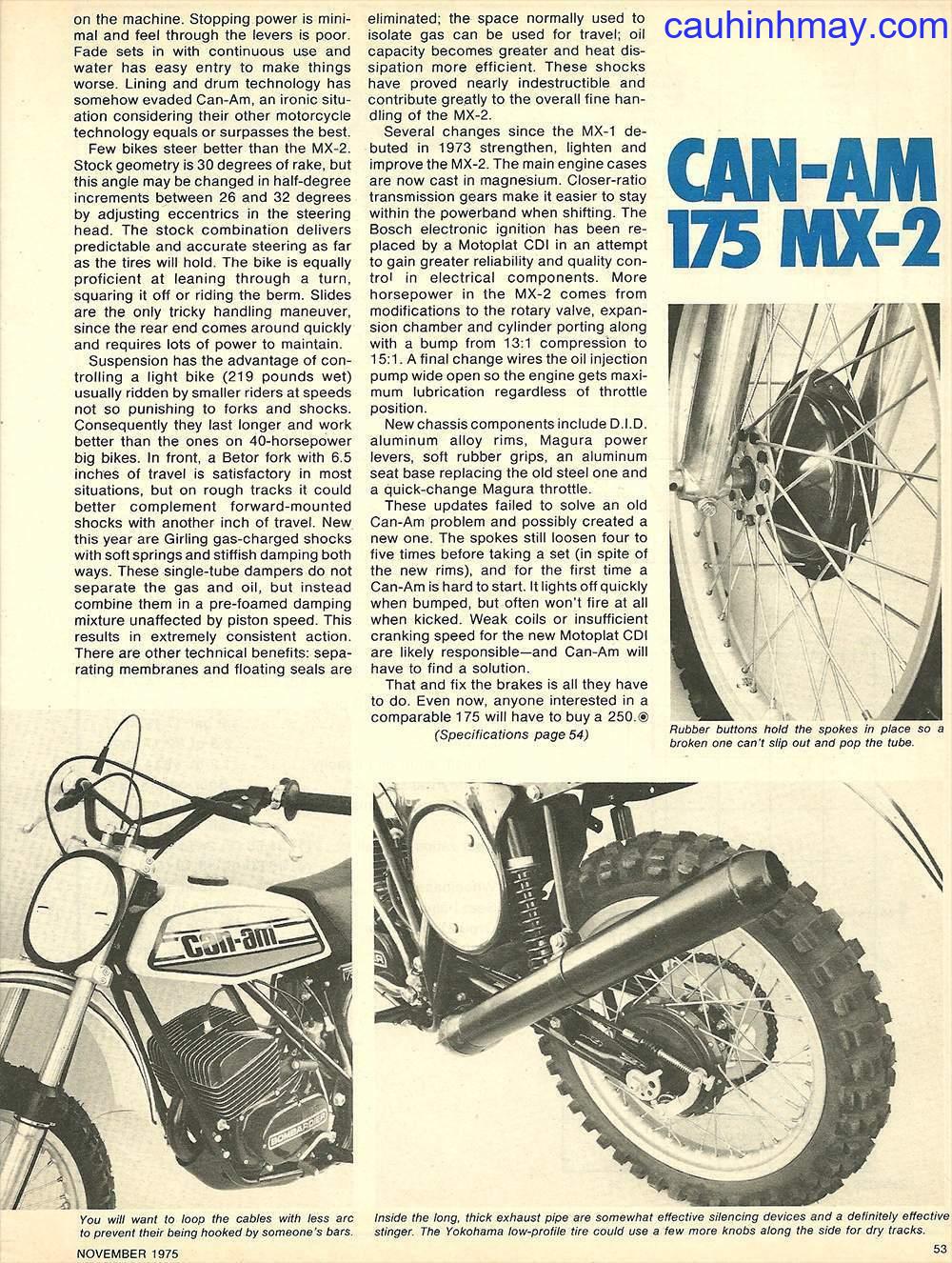 1975 CAN-AM 175 MX-2 - cauhinhmay.com