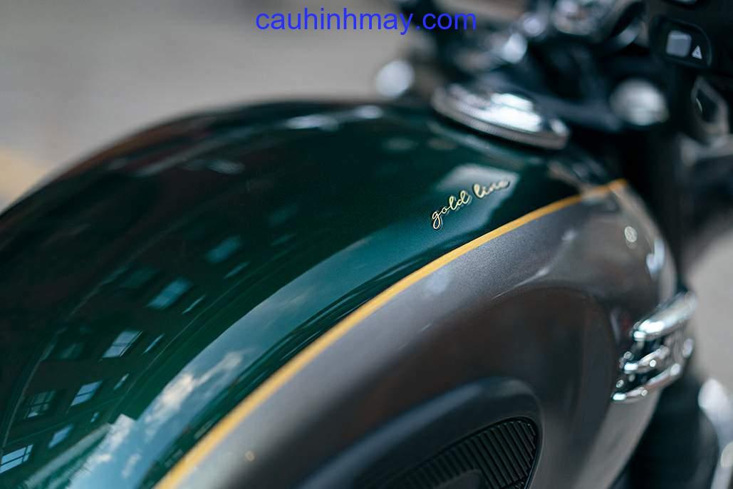 TRIUMPH BONNEVILLE T100
GOLD LINE EDITION - cauhinhmay.com