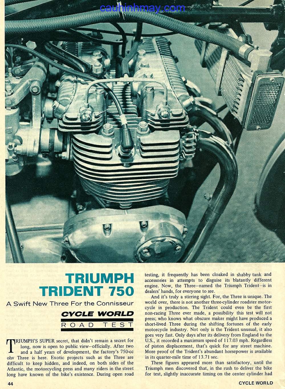 TRIUMPH TRIDENT T150
    750 - cauhinhmay.com