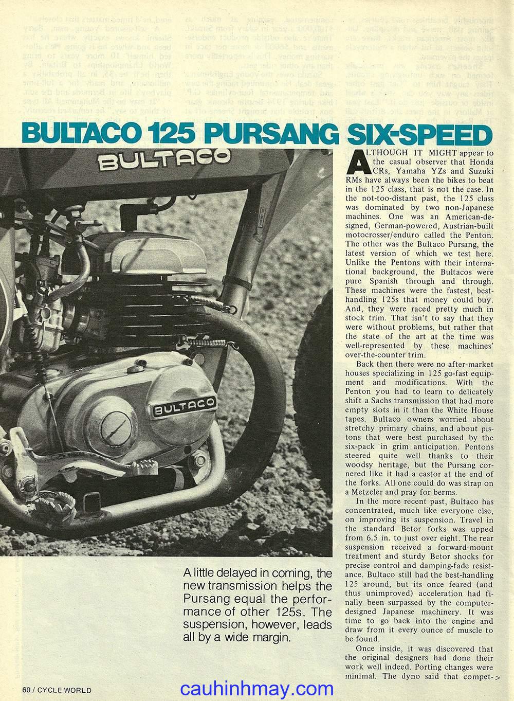 BULTACO PURSANG 125