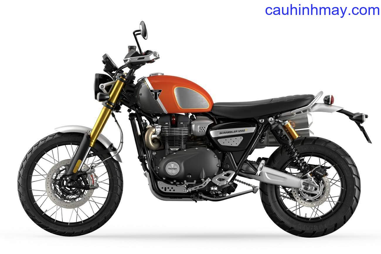 TRIUMPH SCRAMBLER 1200 XE 
	GOLD LINE EDITION - cauhinhmay.com