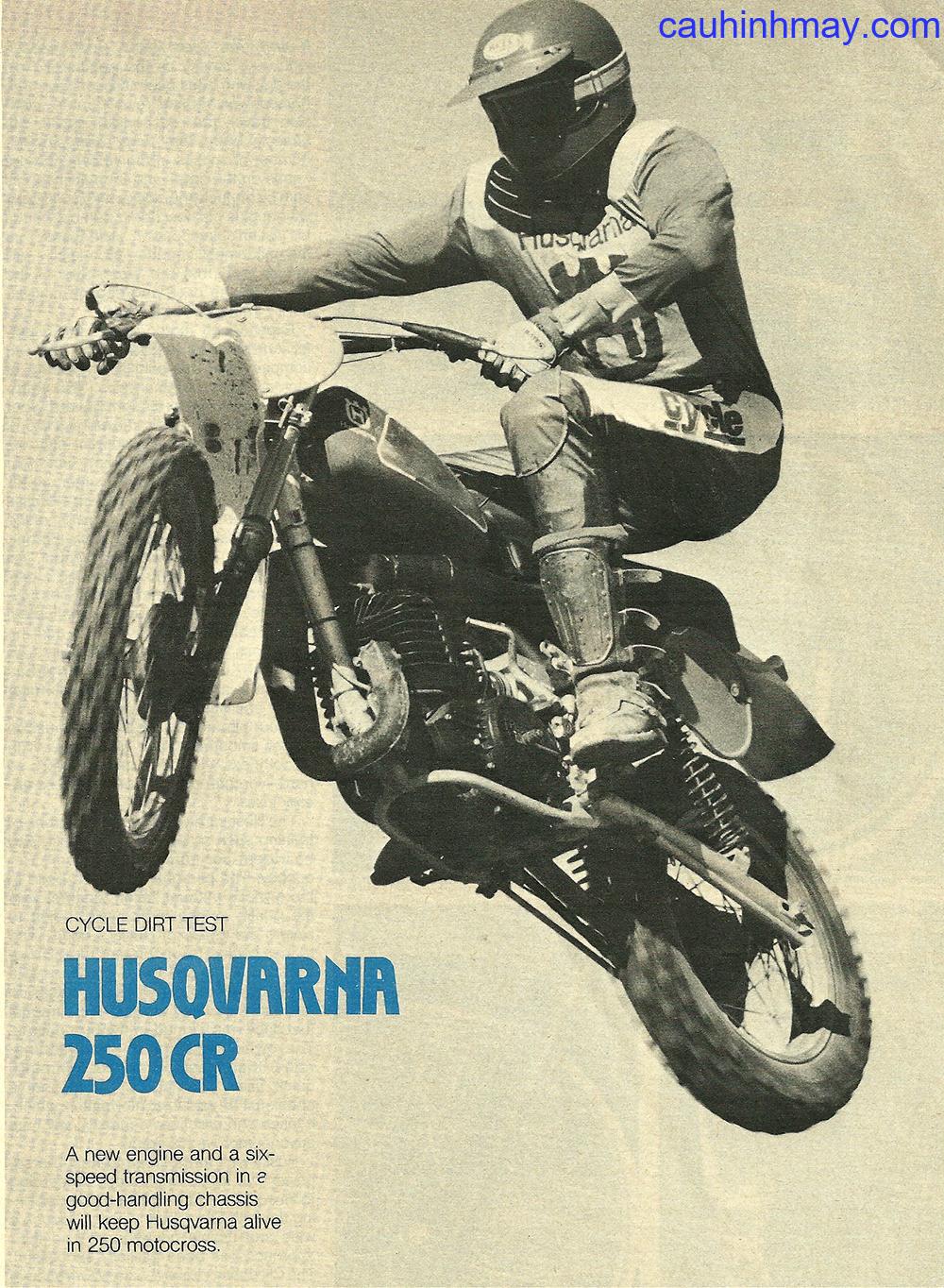 1978 HUSQVARNA 250CR - cauhinhmay.com
