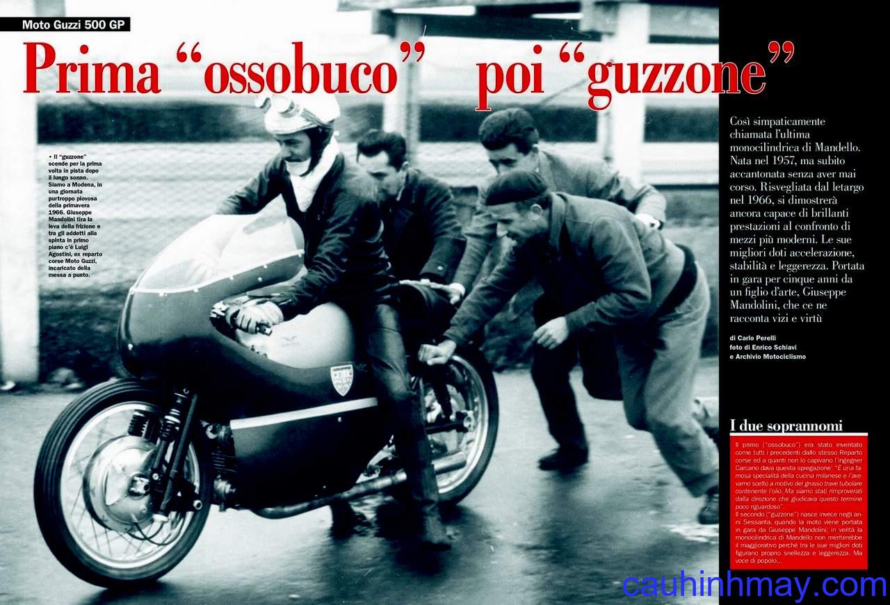 MOTO GUZZI 500 SINGLE-CYLINDER GRAN PREMIO 1966 - cauhinhmay.com