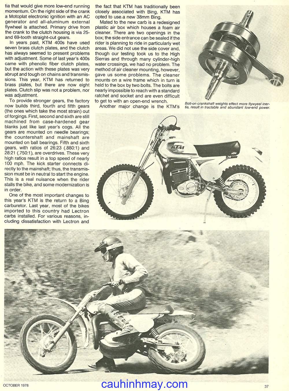1980 KTM 350 ENDURO - cauhinhmay.com
