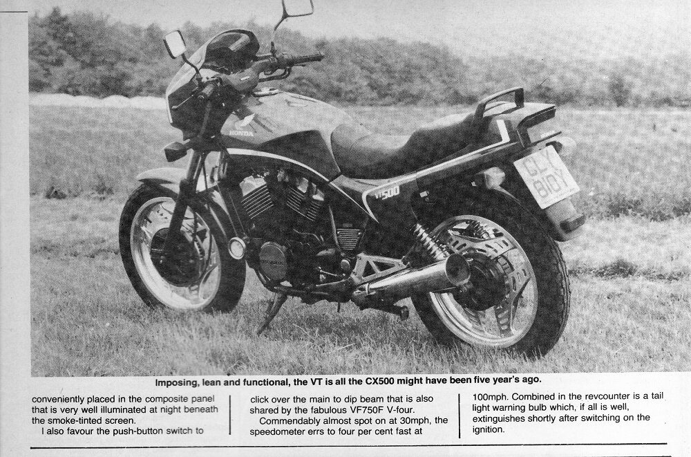 1983 HONDA VT 500E 'EURO' - cauhinhmay.com
