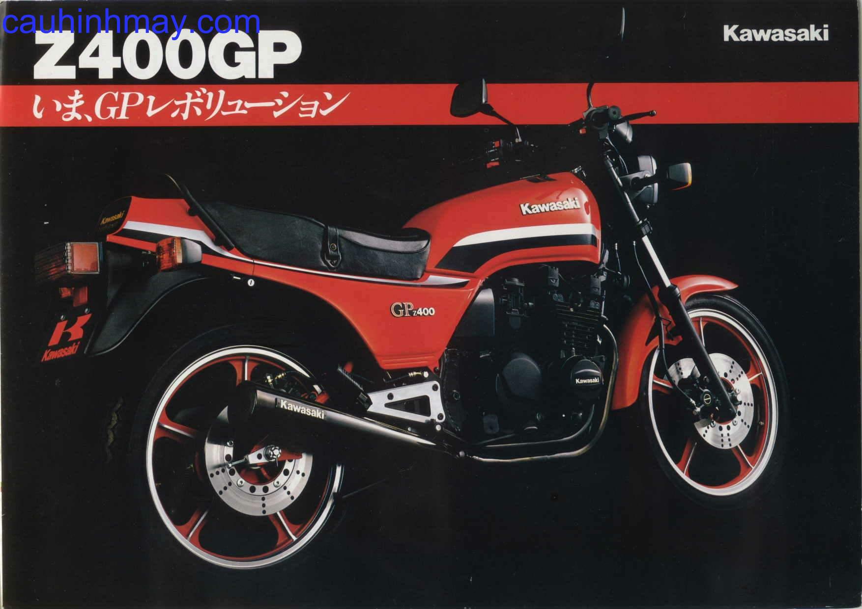 KAWASAKI GPZ 400 / Z400GP - cauhinhmay.com