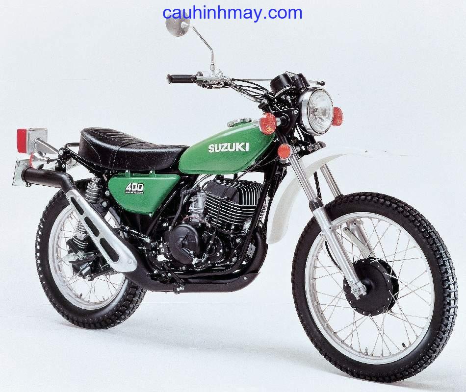 Thông số SUZUKI TS 400 APACHE / HUSTLER - Cấu hình Xe Môtô - Thông số