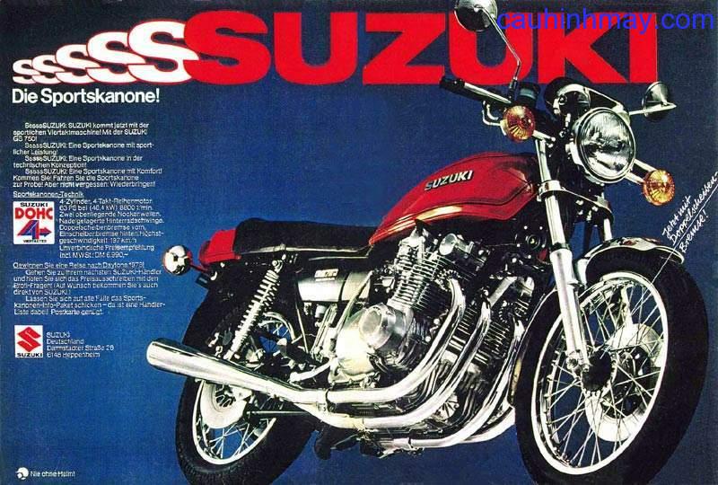 SUZUKI GS 750 - cauhinhmay.com