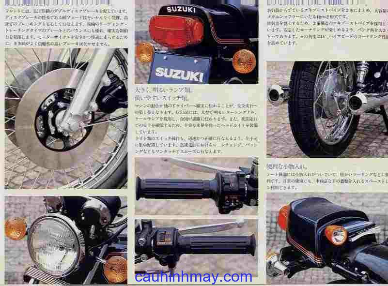 SUZUKI GS 550 - cauhinhmay.com