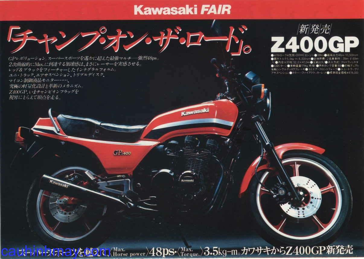 KAWASAKI GPZ 400 / Z400GP - cauhinhmay.com