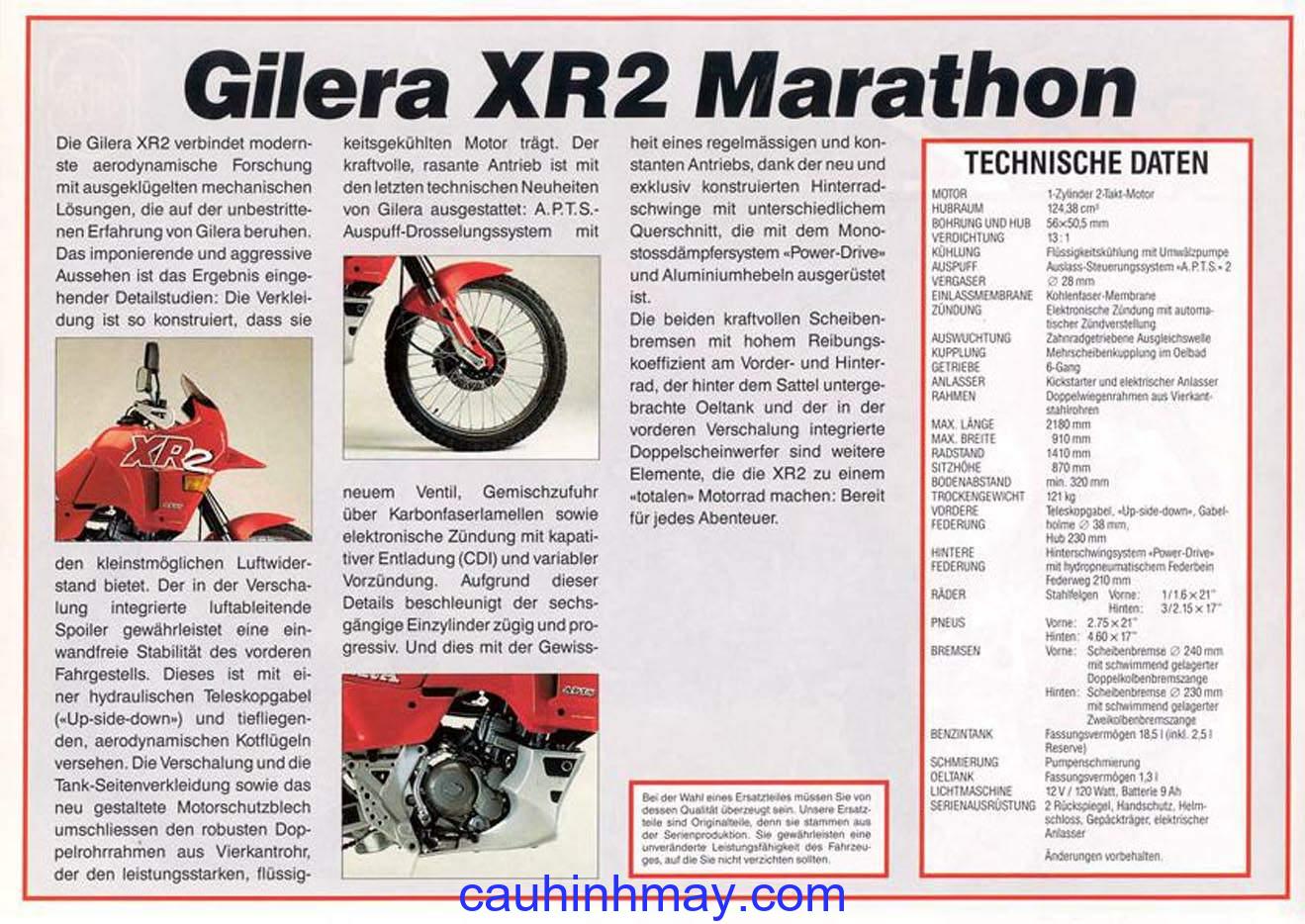 GILERA XR2-125 - cauhinhmay.com