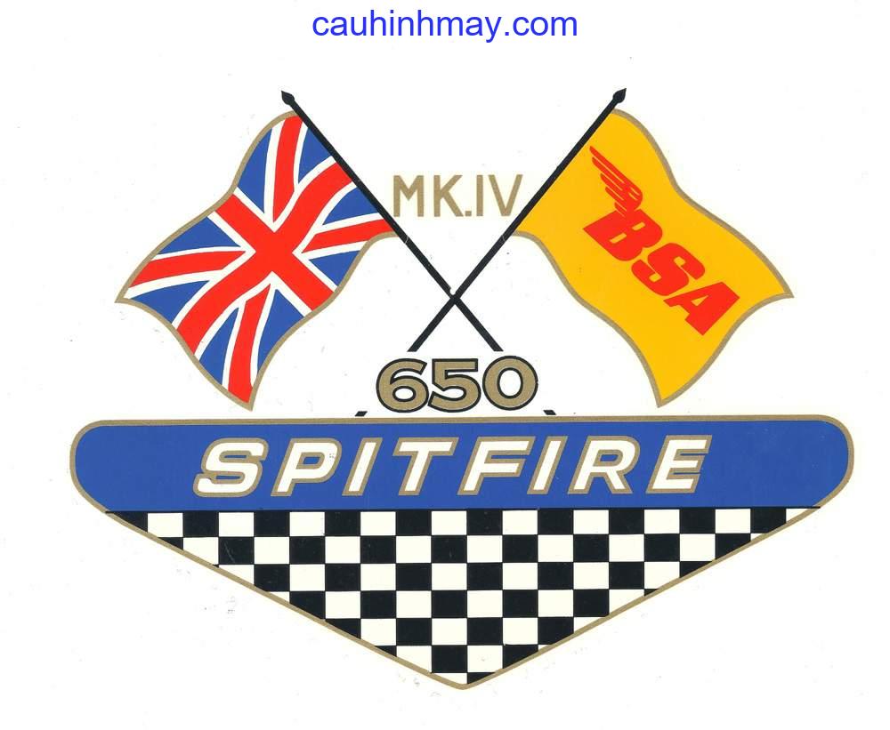 BSA A65 SPITFIRE / SPECIAL (MK IV) - cauhinhmay.com
