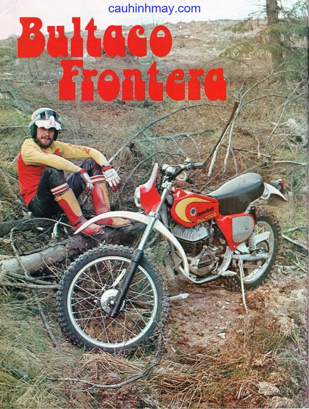 1977 BULTACO FRONTERA 380