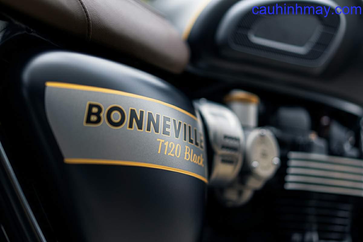 TRIUMPH BONNEVILLE T120 BLACK GOLD LINE EDITION - cauhinhmay.com