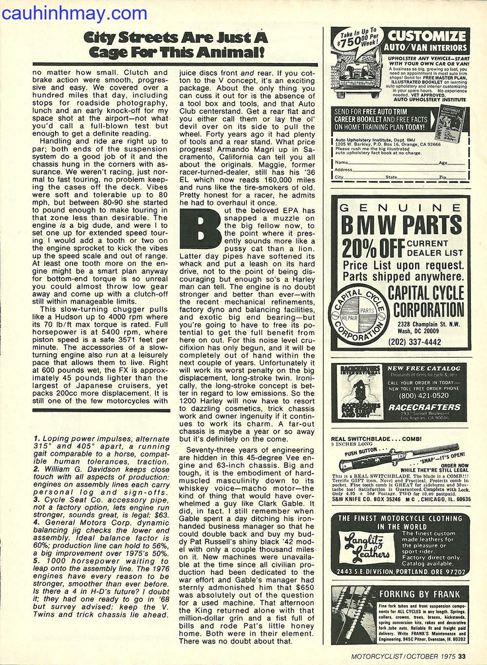 1976 HARLEY DAVIDSON SUPER GLIDE LIBERTY EDITION  - cauhinhmay.com