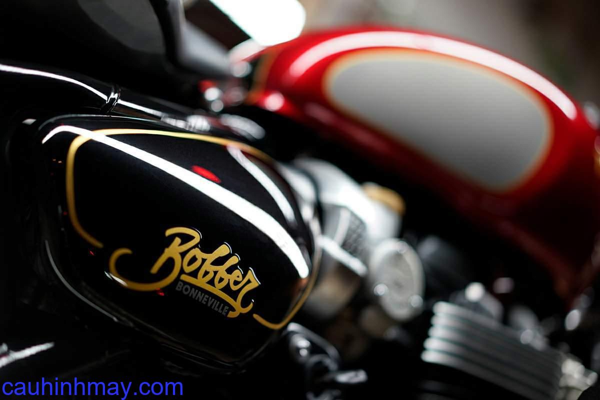 TRIUMPH BONNEVILLE BOBBER GOLD LINE EDITION - cauhinhmay.com