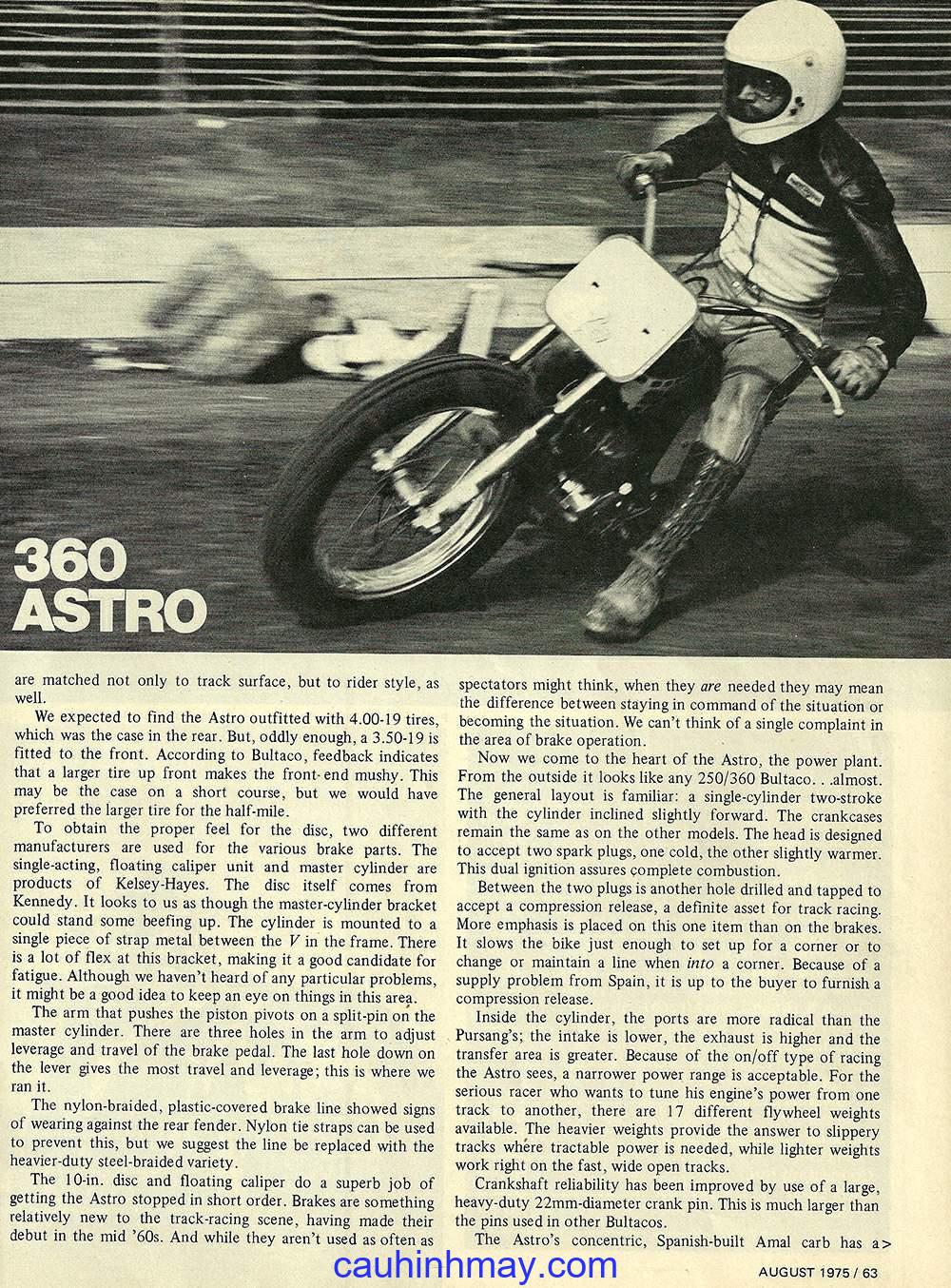 1976 BULTACO ASTRO 360 - cauhinhmay.com
