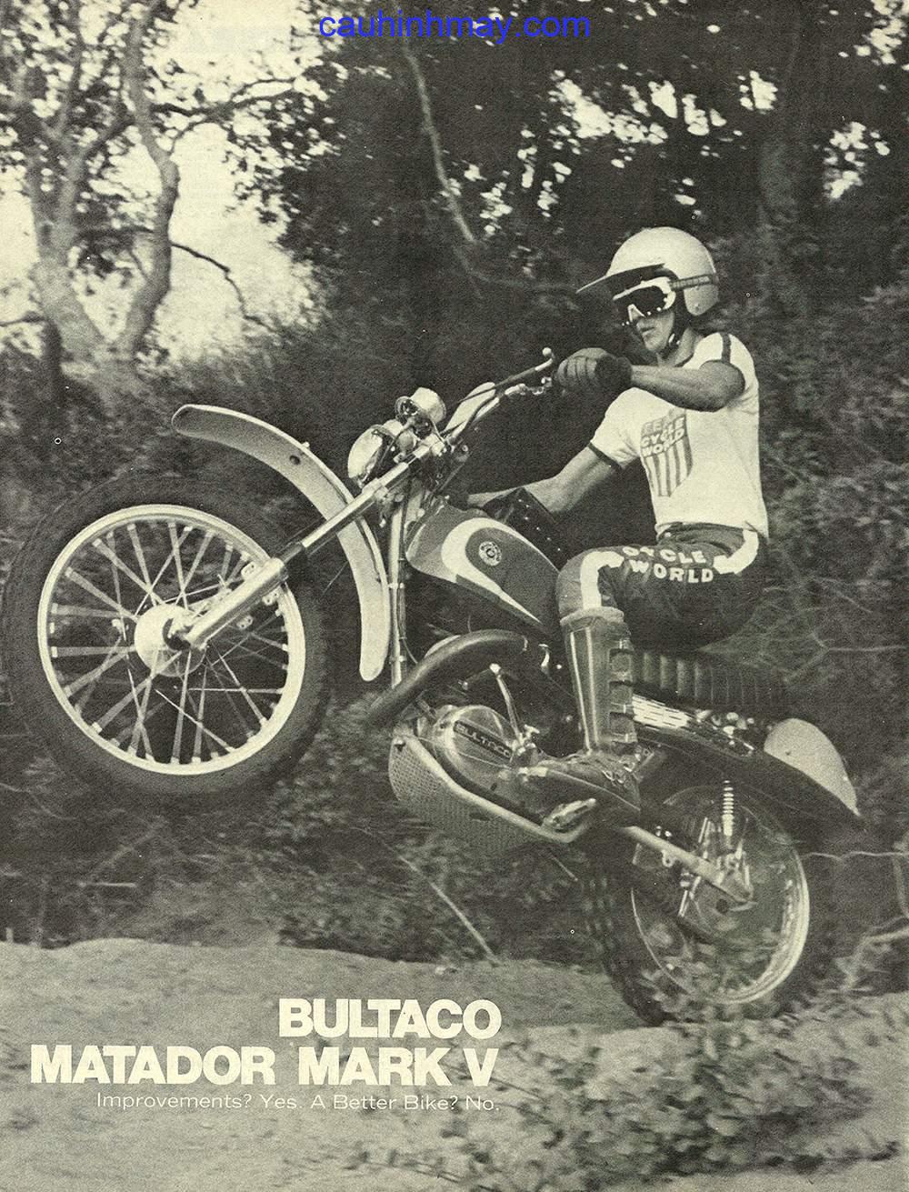 1973 - 1975 BULTACO MATADOR 250 MK5 - cauhinhmay.com