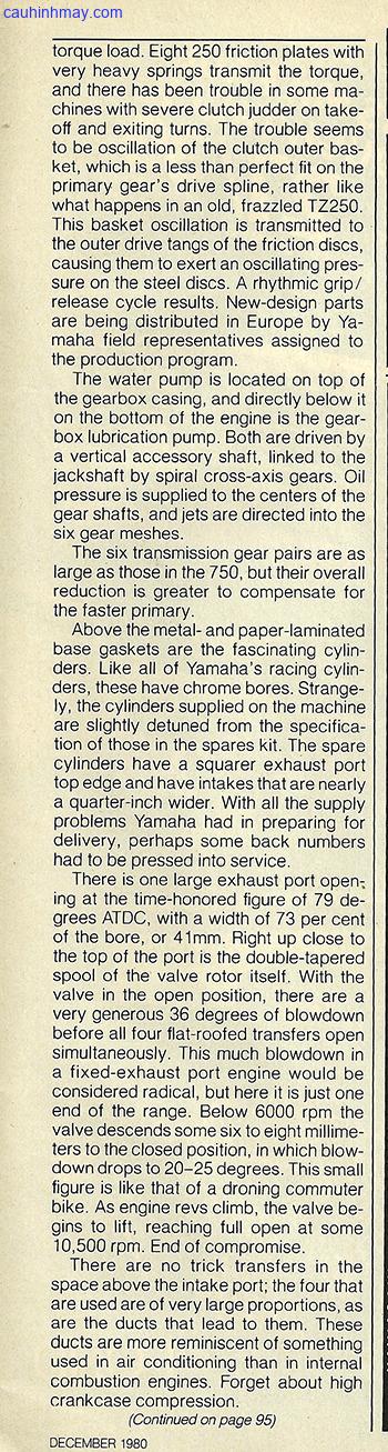 1980  YAMAHA TZ 500 - cauhinhmay.com