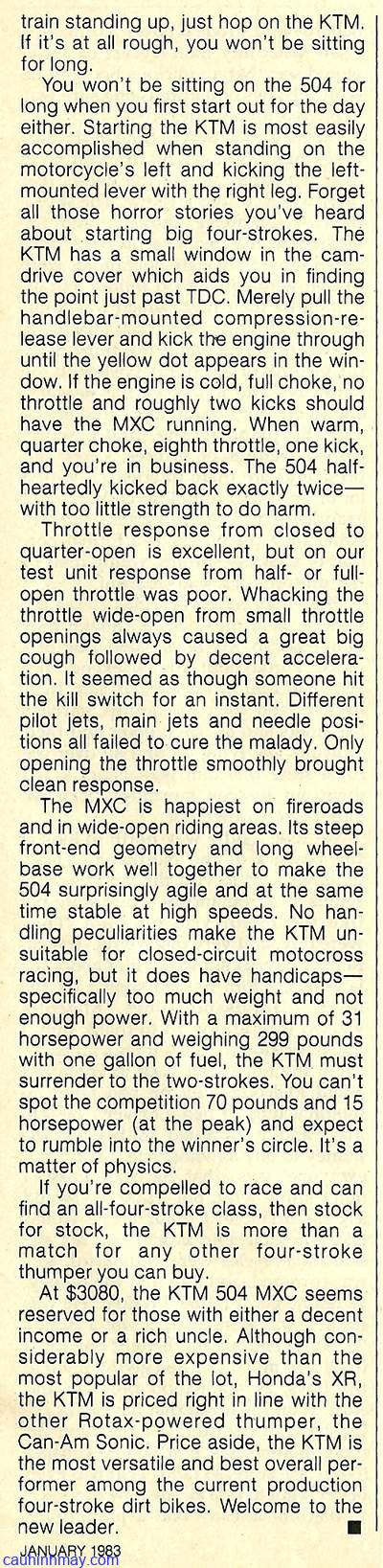 KTM 504 MXC - cauhinhmay.com
