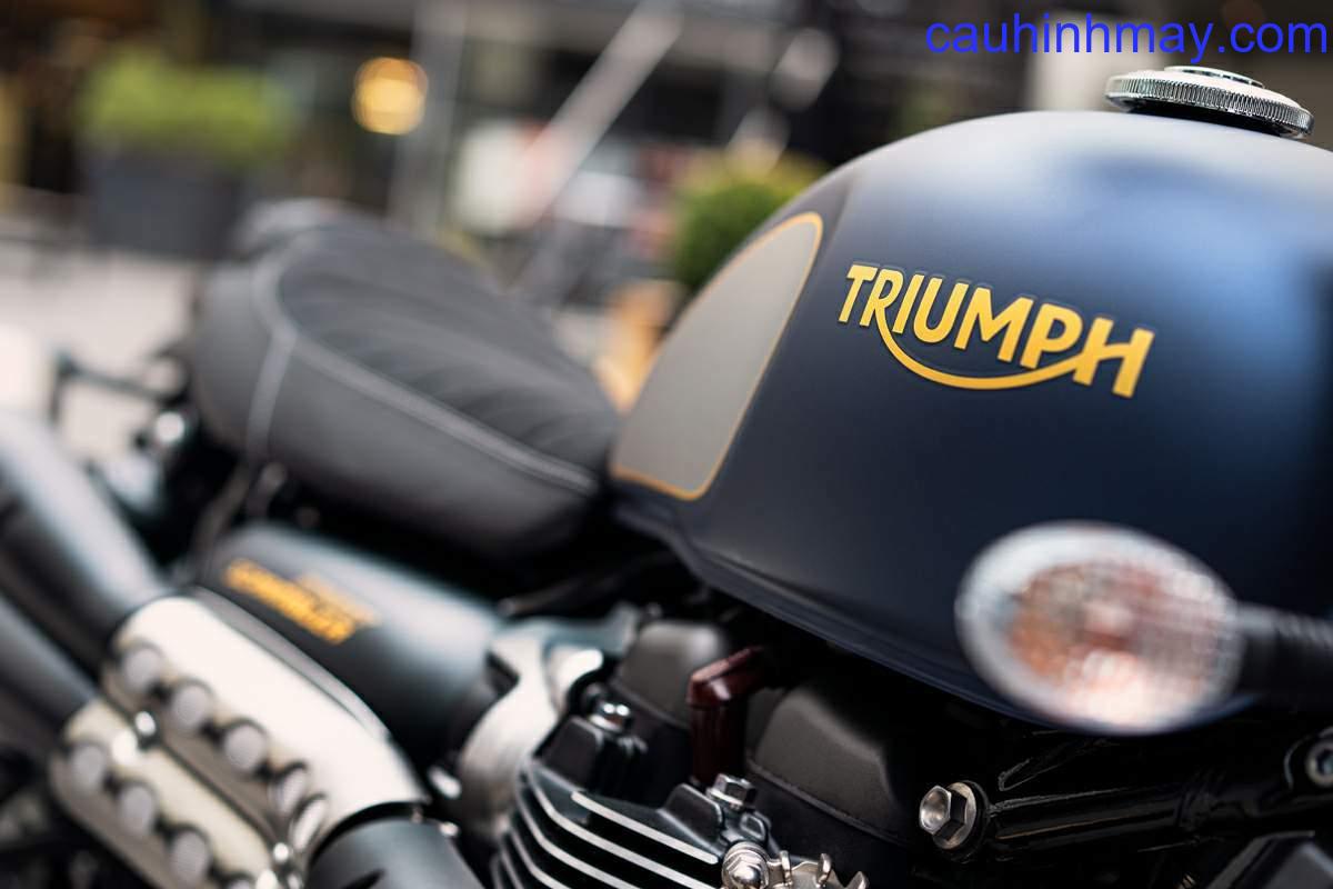 TRIUMPH STREET SCRAMBLER GOLD LINE EDITION - cauhinhmay.com